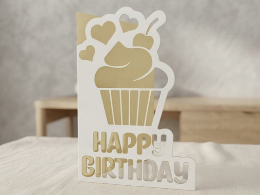 Картичка Happy Birthday с Текст по Избор